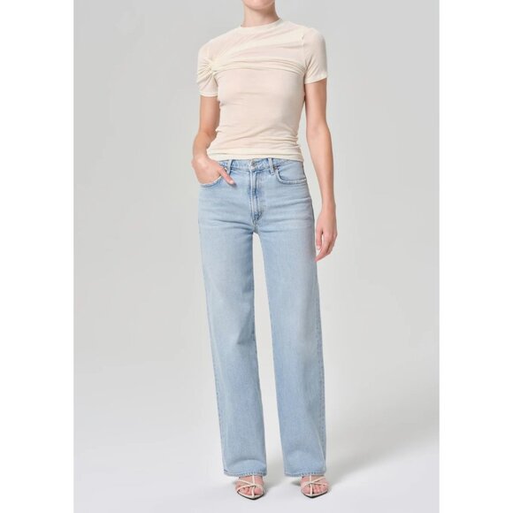 Agolde Sustainable Harper Straight Leg Denim Jeans Size 29 Eco Conscious - Picture 1 of 14